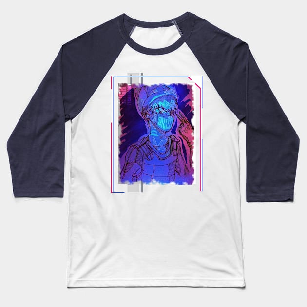 Boy anime aesthetic Baseball T-Shirt by Estef Mos Art